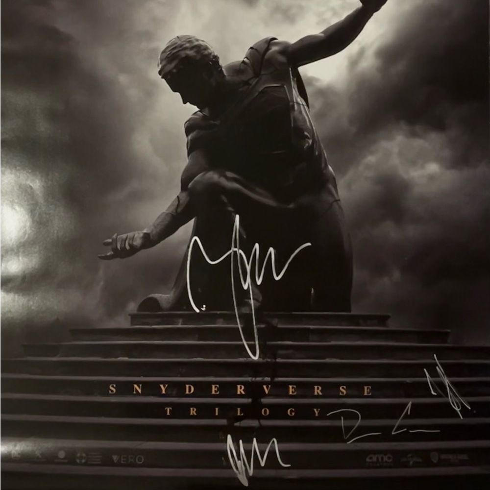 Signed Zack Snyder Full Circle Poster